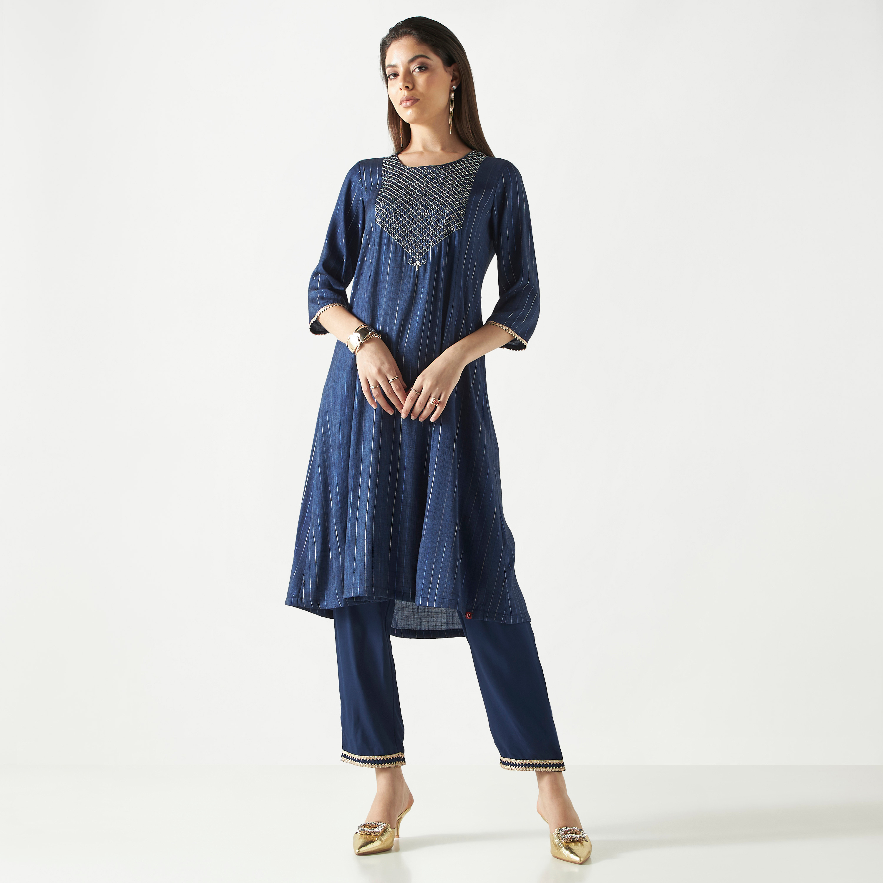 BIBA Women's Cotton Salwar Suit Set (SKDKAHANI7881BLUSH Brown S) :  Amazon.in: Fashion